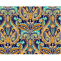 Paisley panel 1 for convertible leather bags