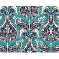 Paisley panel 5 for convertible leather bags
