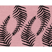 Black fern on maroon background for vintagecreation bag panels.