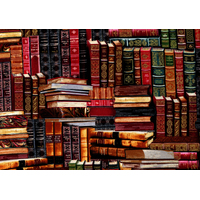 Books Fabric panel for Leather bags, Leather totes, Canvas Bags and Purses.