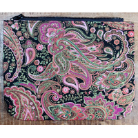 Paisley Pink Panel for Medium Satchels ready to send