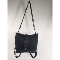 Medium Canvas/Leather Convertible Satchels